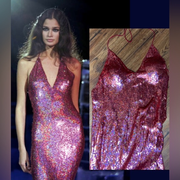 BADGLEY MISCHKA FW 2000 GOWN - Picture 1 of 15